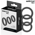 ADDICTED TOYS – Lot d’anneaux plats en silicone – vue principale