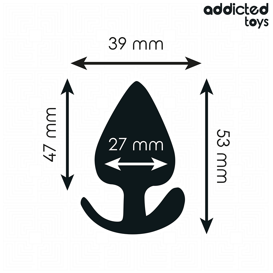 ADDICTED TOYS – Plug anal en silicone – présentation