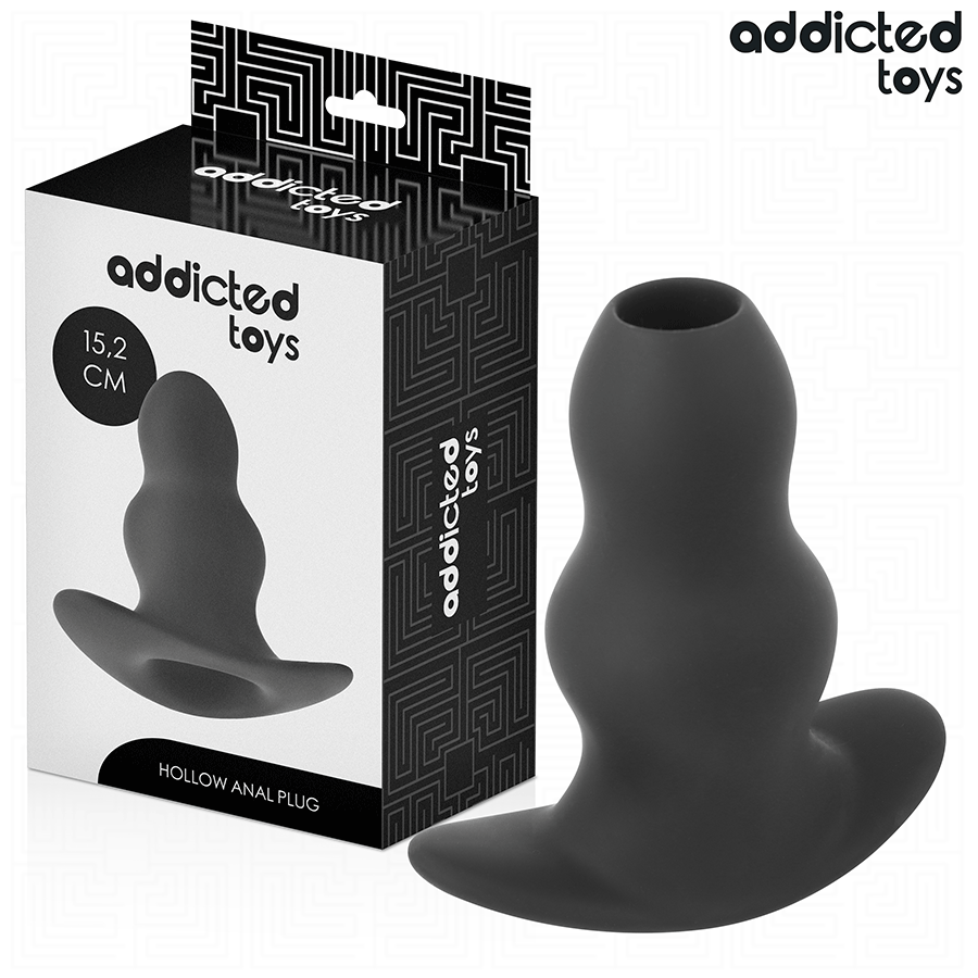 ADDICTED TOYS – Plug anal creux en silicone – présentation produit