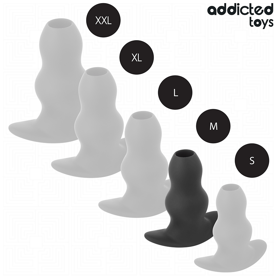 ADDICTED TOYS – Plug anal creux en silicone – présentation