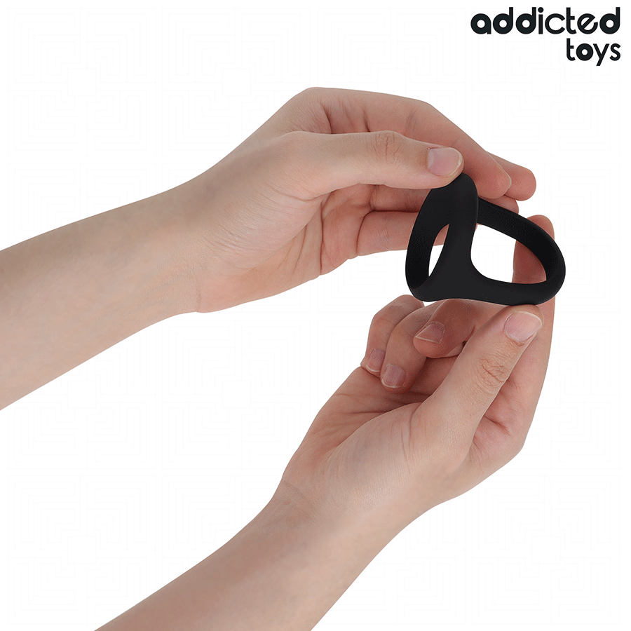ADDICTED TOYS – Anneau pénis triple épais – détail du produit