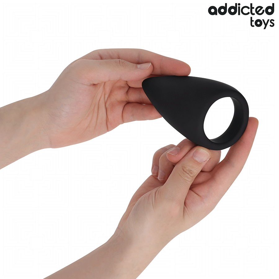 ADDICTED TOYS – Anneau pénis en forme de larme – détail du produit