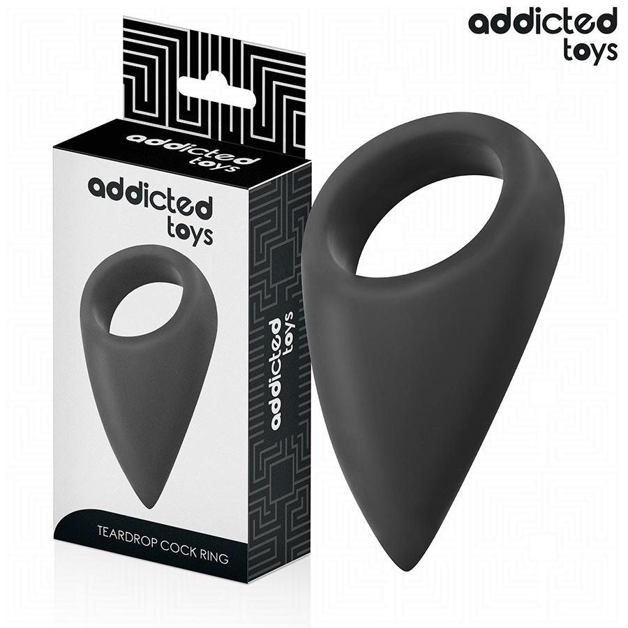 ADDICTED TOYS – Anneau pénis en forme de larme – vue principale