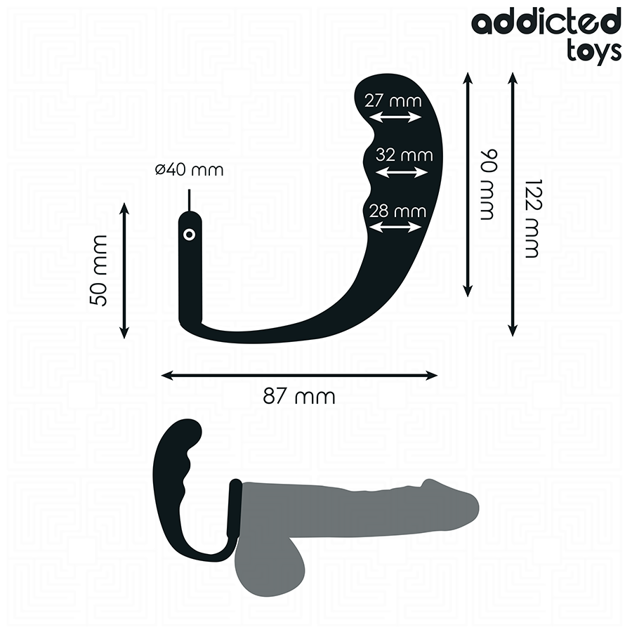 ADDICTED TOYS – Plug anal avec anneau – présentation du produit