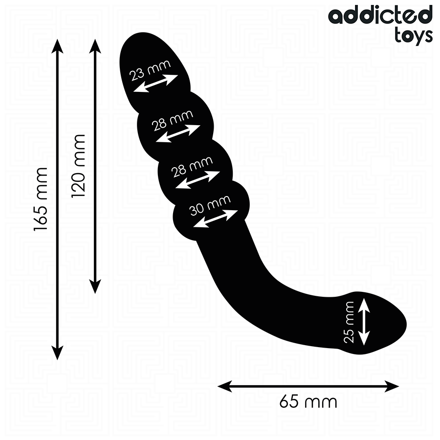 ADDICTED TOYS – Double masseur 16,5 cm – présentation