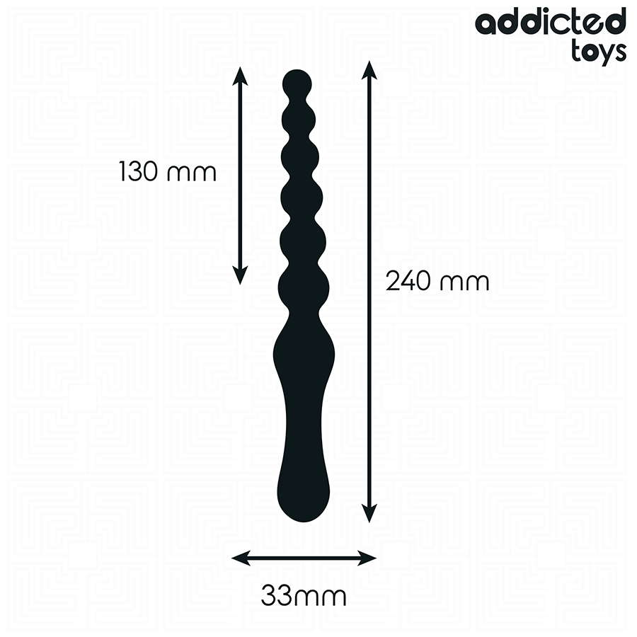 ADDICTED TOYS – Masseur anal 24 cm – présentation
