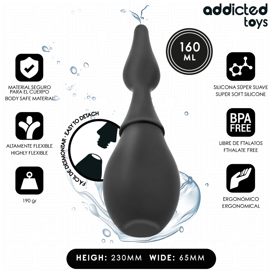 Kit de lavement anal de voyage ADDICTED TOYS – modèle 2