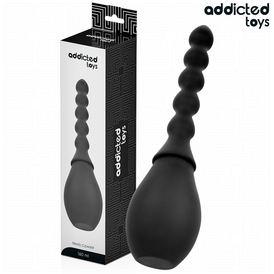 Kit de lavement anal de voyage ADDICTED TOYS – vue de profil