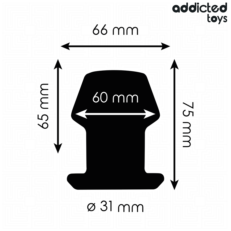 ADDICTED TOYS – Plug anal creux extrême – présentation