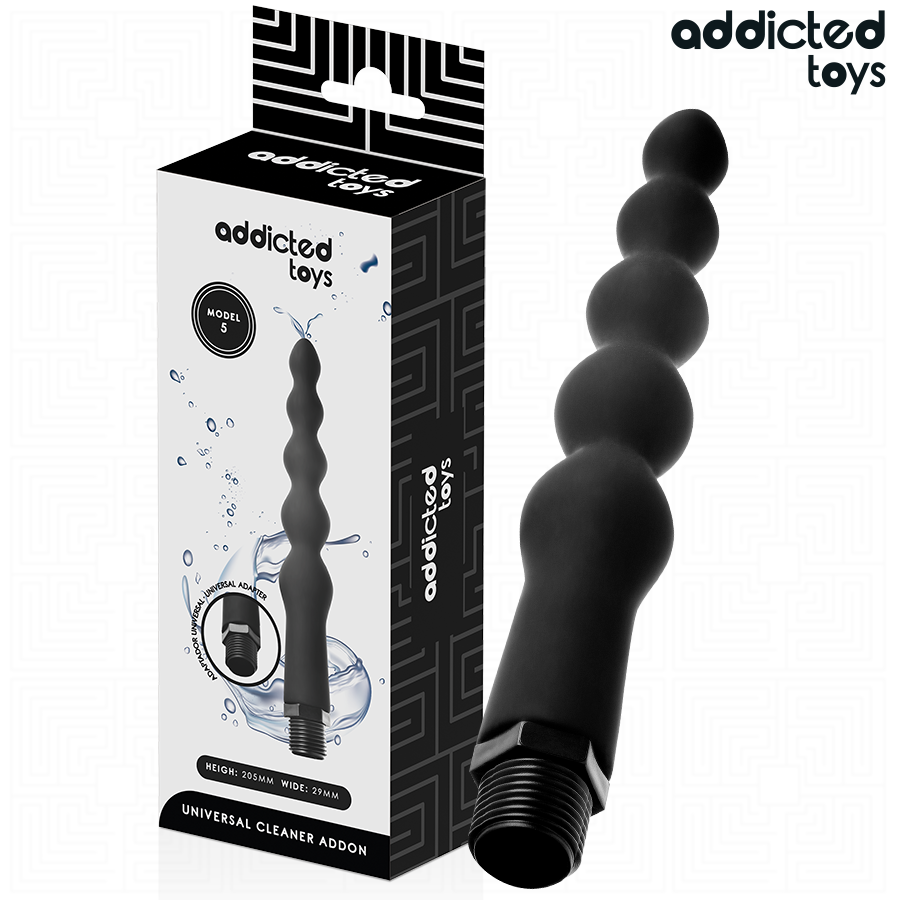 Kit de lavement anal avec adaptateur universel ADDICTED TOYS – vue d’ensemble