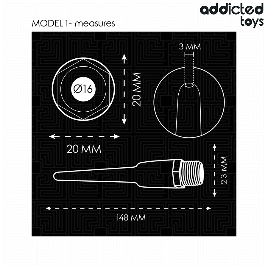Kit de lavement anal avec adaptateur universel ADDICTED TOYS – modèle 5