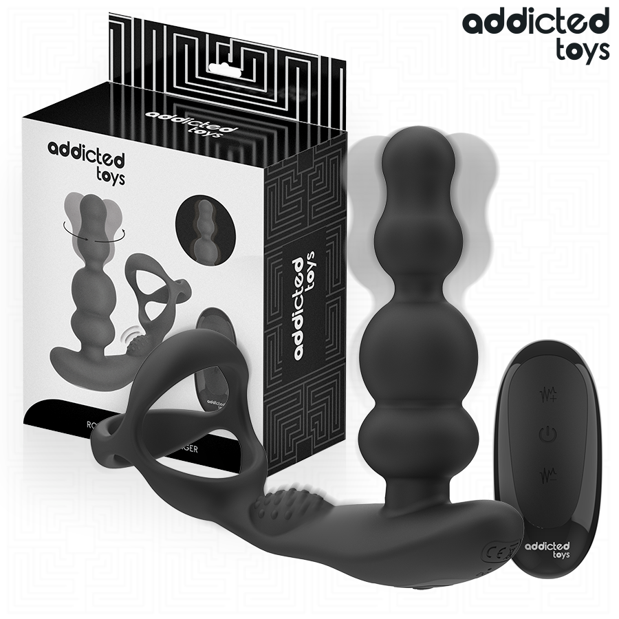 ADDICTED TOYS – Masseur prostatique rotatif à télécommande