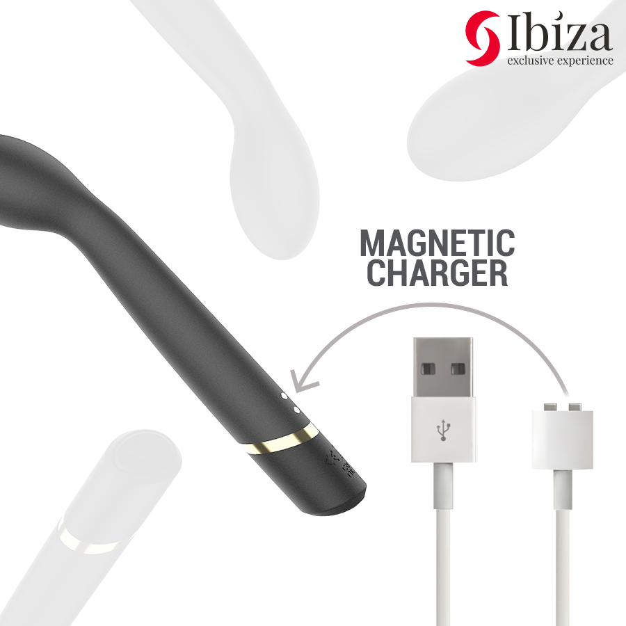 Ibiza - Vibrateur point G en silicone de luxe à 10 vibrations
