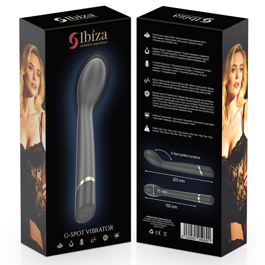 Ibiza - Vibrateur point G en silicone de luxe à 10 vibrations