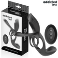 ADDICTED TOYS – Anneau double pénis avec stimulateur clitoridien – vue principale