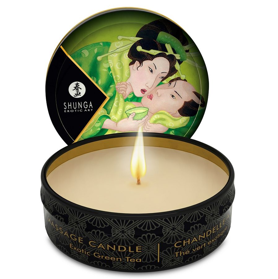 SHUNGA mini bougie Thé vert – coffret 24 mini bougies
