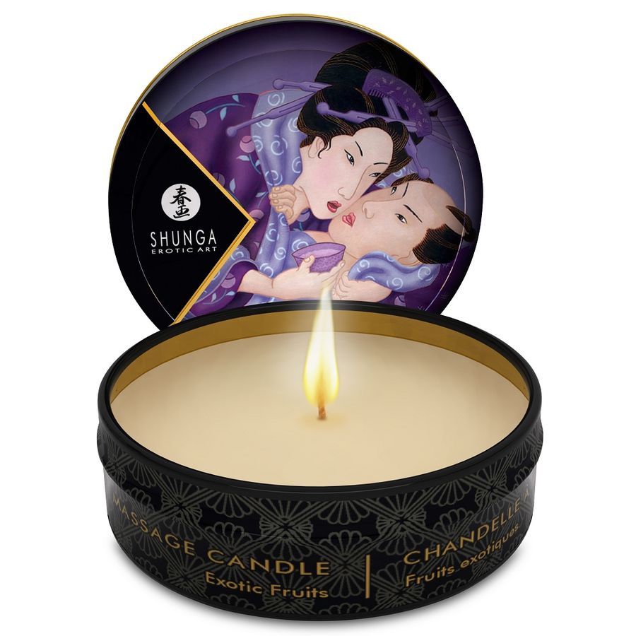 SHUNGA mini bougie Fruits exotiques – coffret 24 mini bougies
