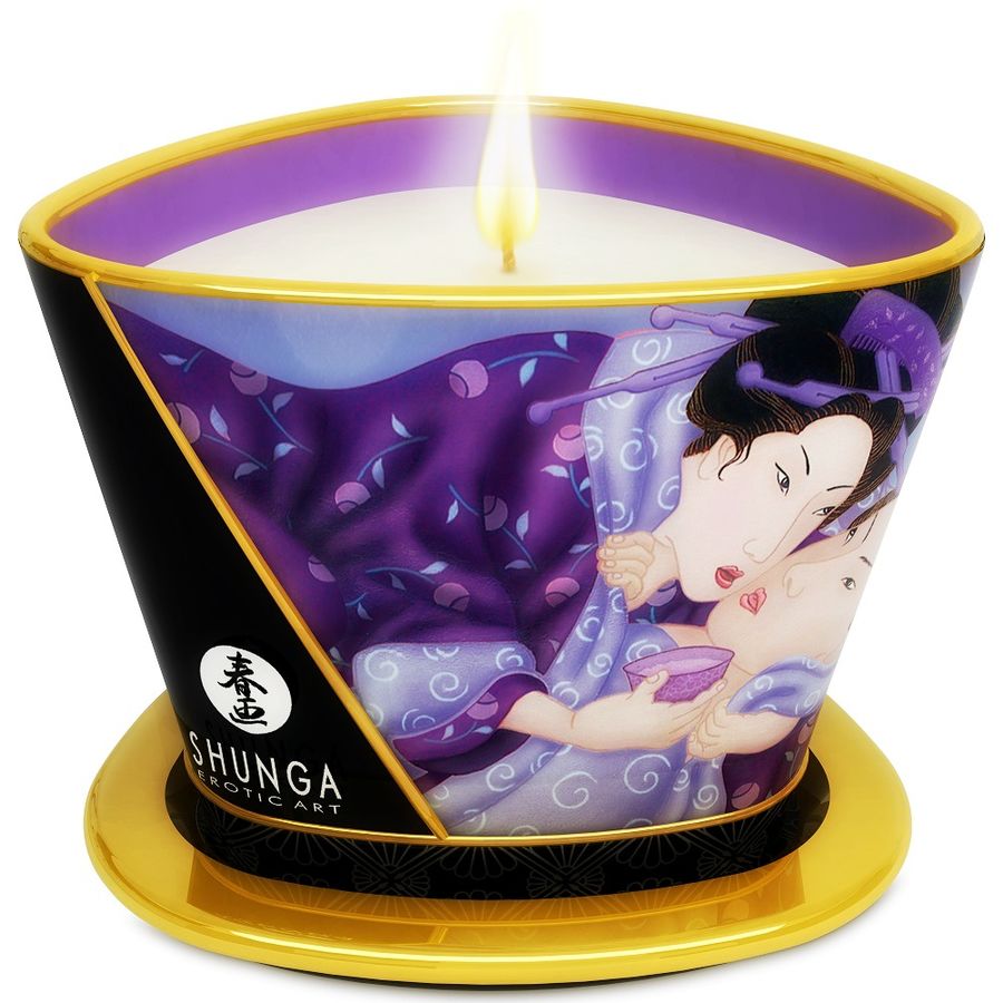 SHUNGA bougie de massage 170 ml Fruits exotiques – Sens d’Éden