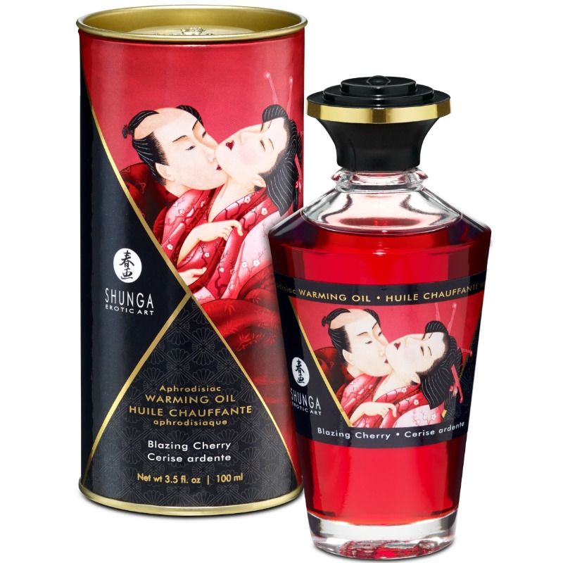 SHUNGA – Huile de Massage Chauffante Parfumée 100 ml