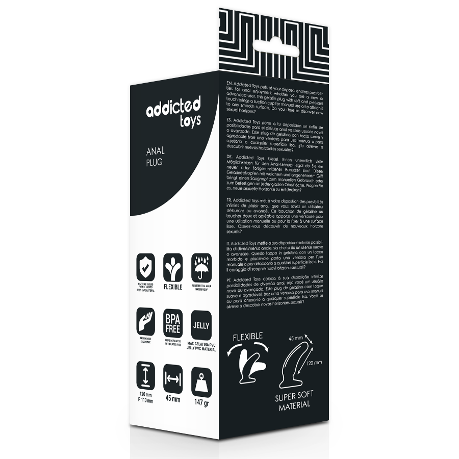 ADDICTED TOYS – Plug anal Spot 12 cm – présentation
