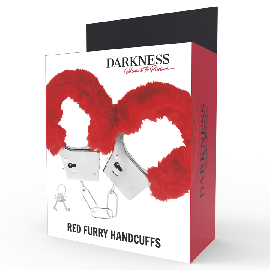 DARKNESS – MENOTTES EN MÉTAL DOUBLÉES FOURRURE
