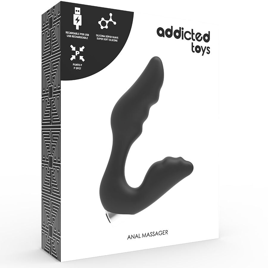 ADDICTED TOYS – masseur prostatique rechargeable Modèle 6 – détail de forme