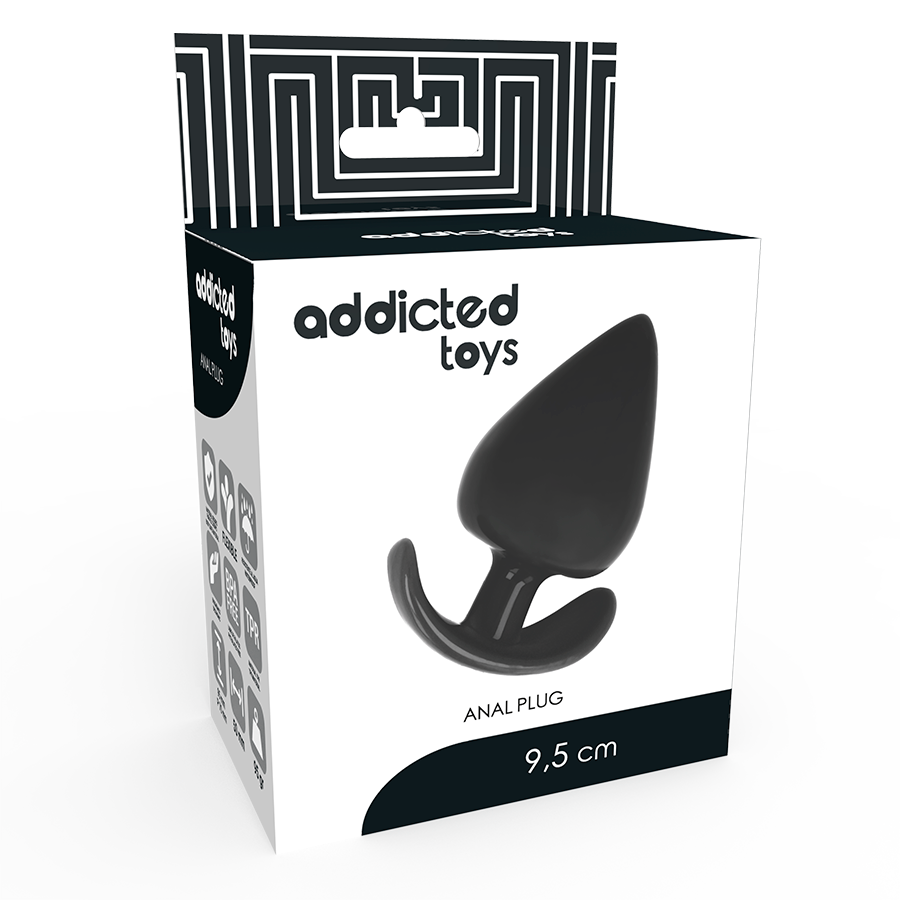 ADDICTED TOYS – Bouchon anal noir – présentation