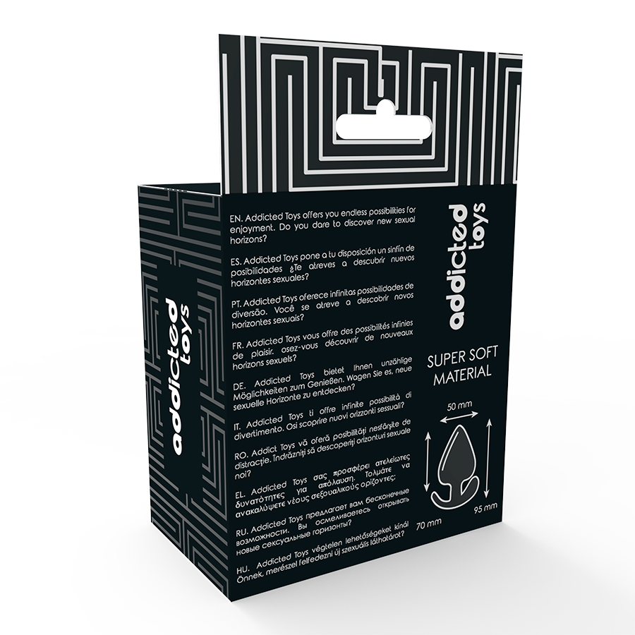 ADDICTED TOYS – Bouchon anal noir – détail produit