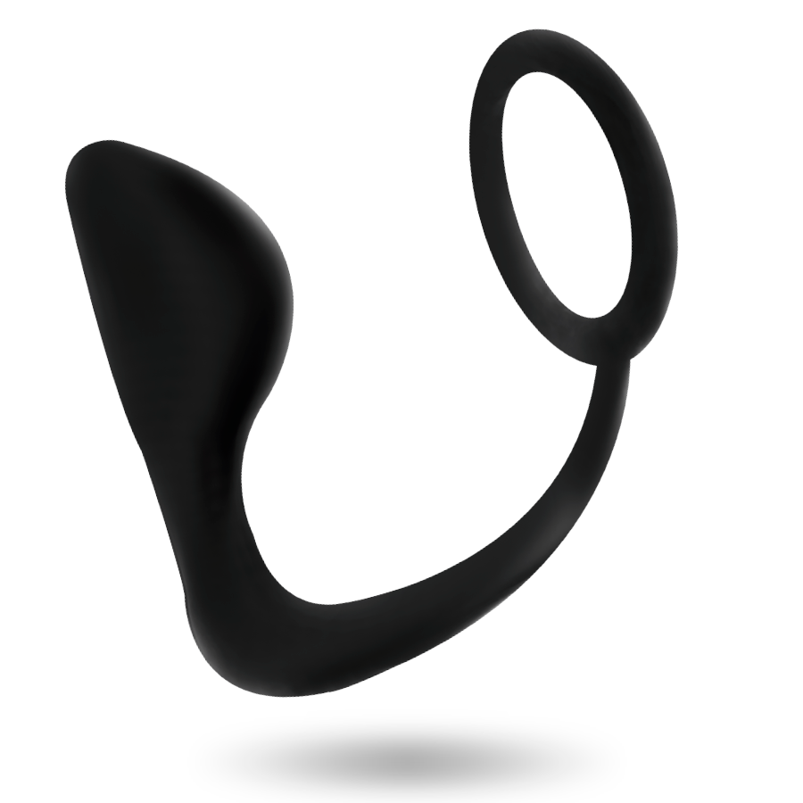 ADDICTED TOYS – Plug anal avec anneau pénis noir – détail du produit