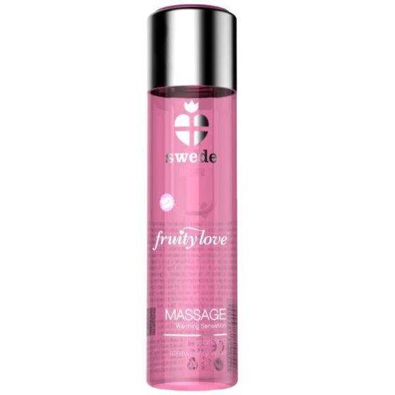 SWEDE – Fruity Love | Huile de Massage Chauffante Gourmande 60 ml